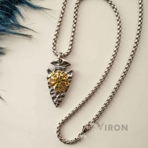 Vikings Design Titanium Steel Pendant Necklace