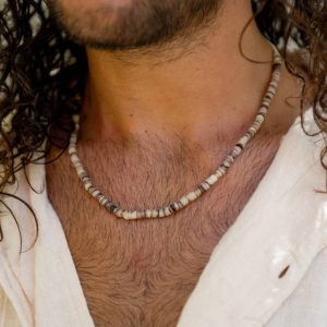 Bohemian Spirit: Seashell Stone Necklace