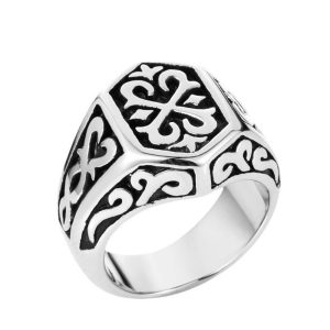 Titanium Steel Viking Ring